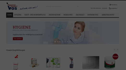 Screenshot vos-hygiene.de